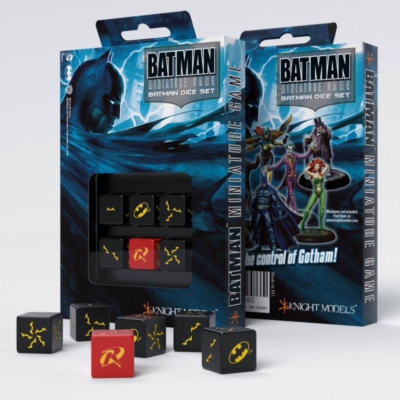 prima tabaco cúbico Batman Miniature Game - D6 Batman Dice Set - Tesoros de la marca